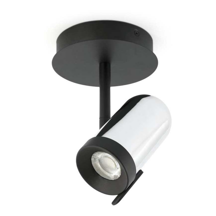Faro 43531 - Spotlight ORLEANS 1xGU10/8W/230V silver/black