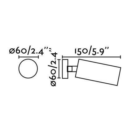 FARO 43722 - Spotlight STAN 1xGU10/8W/230V white