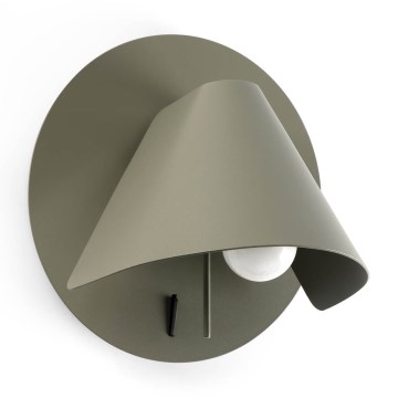FARO 62356 - NOON wall-mounted spotlight 1×E27/15W/230V, green