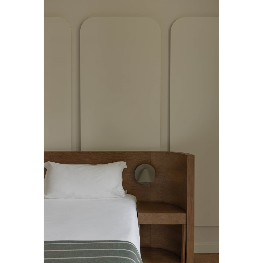 FARO 62356 - NOON wall-mounted spotlight 1×E27/15W/230V, green