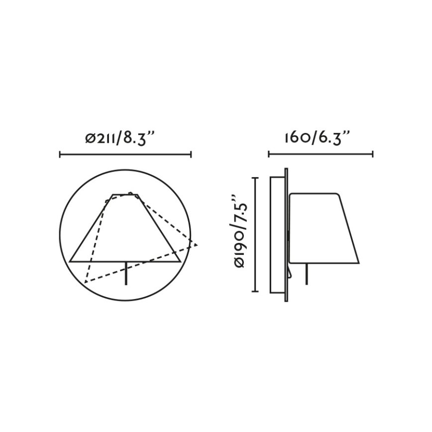 FARO 62356 - NOON wall-mounted spotlight 1×E27/15W/230V, green