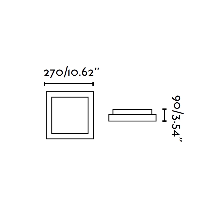FARO 62968 - Bathroom ceiling light TOLA 1 1xE27/20W/230V IP44