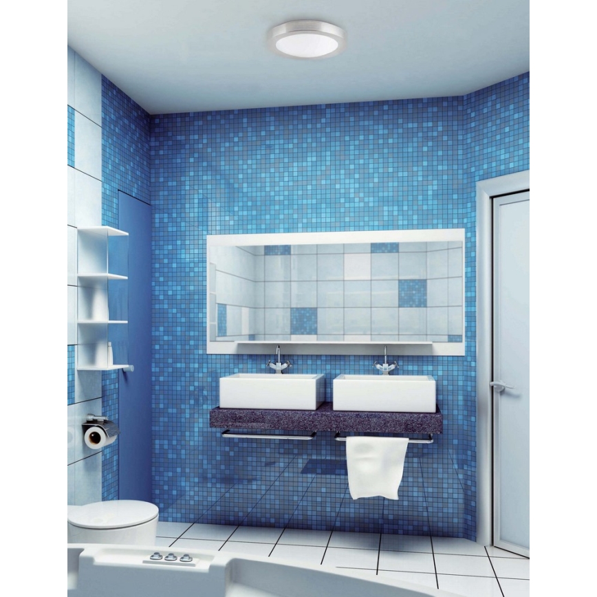 FARO 62980 - Bathroom ceiling light LOGOS-1 1xE27/20W/230V IP44