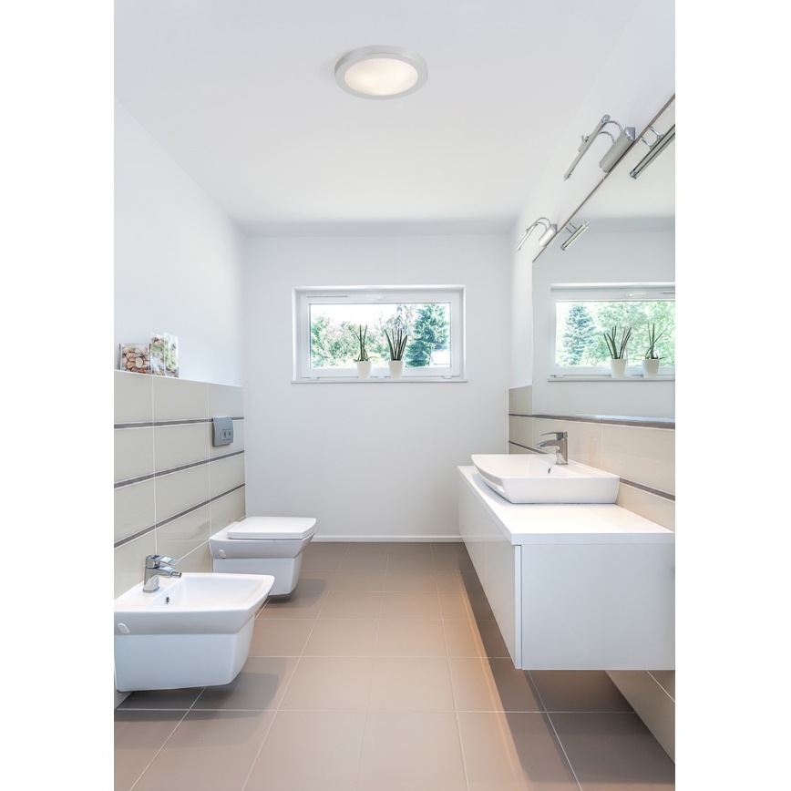 FARO 62980 - Bathroom ceiling light LOGOS-1 1xE27/20W/230V IP44