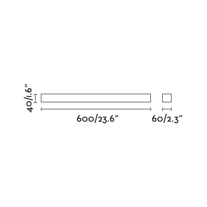 FARO 63316 - LED bathroom mirror light NILO-1 LED/12W/230V IP44 black
