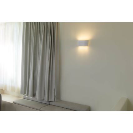 FARO 63430 - Wall light KAPPU 2xE14/7W/230V 16,8x30 cm white