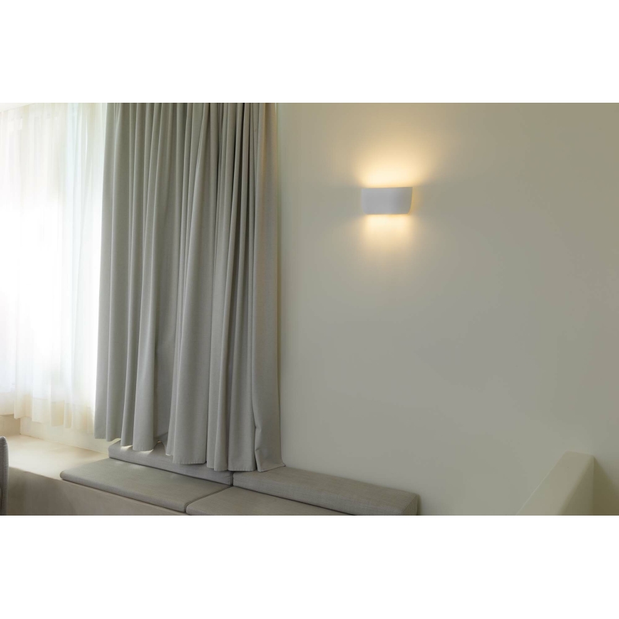 FARO 63430 - Wall light KAPPU 2xE14/7W/230V 16,8x30 cm white