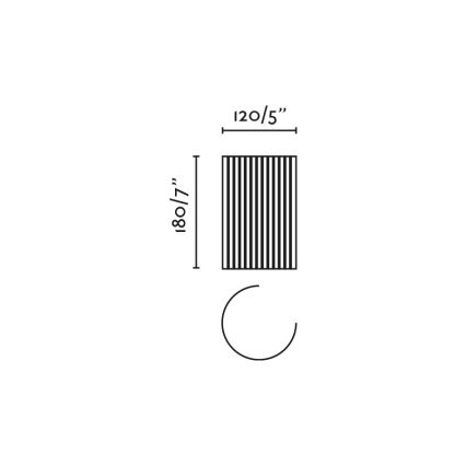 FARO 63435 - Wall light TRAMA 1xE14/7W/230V white