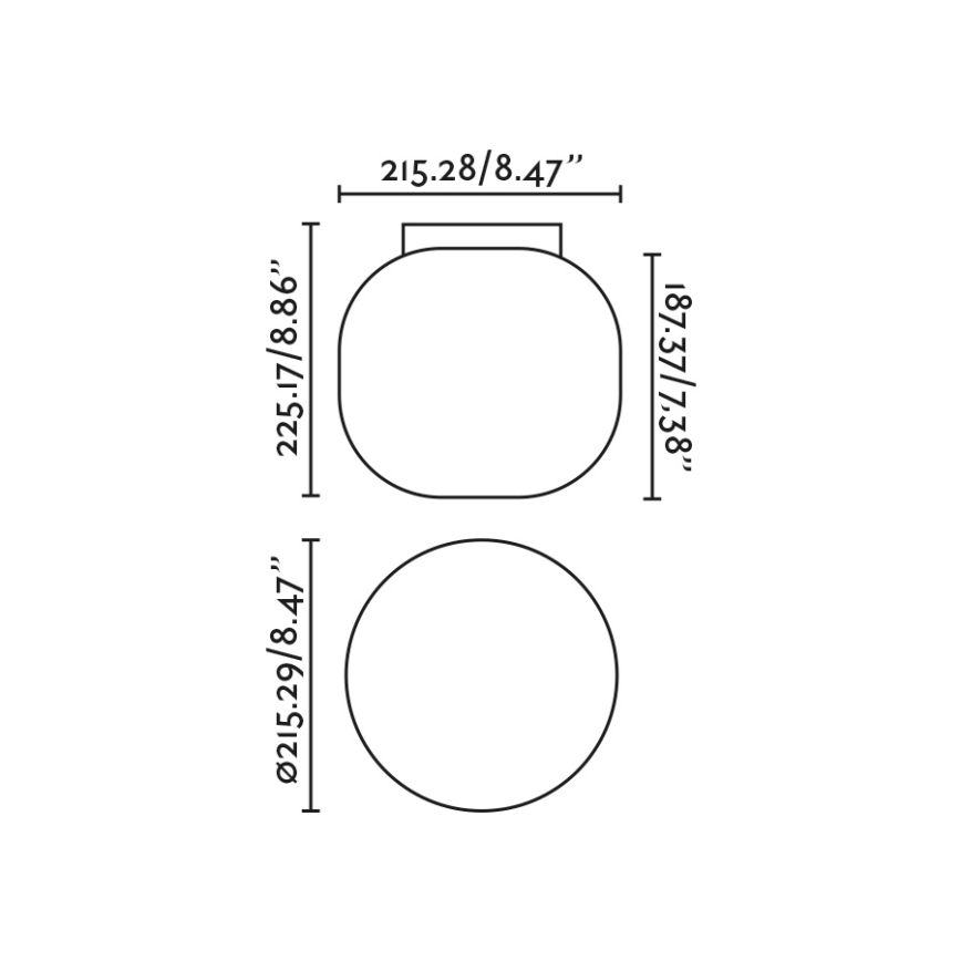 FARO 68610 - Ceiling light AMELIA 1xE27/15W/230V IP44 white