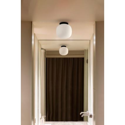 FARO 68611 - Ceiling light AMELIA 1xE27/15W/230V IP44 white/black