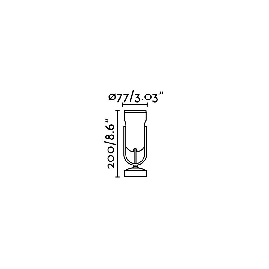 FARO 70035 - LED Outdoor wall light SLOT-1 LED/14W/230V IP65 3000K