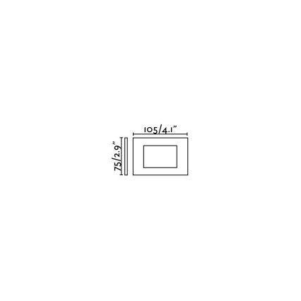 FARO 70162 - LED Outdoor recessed light SPARK-1 LED/5W/230V IP65