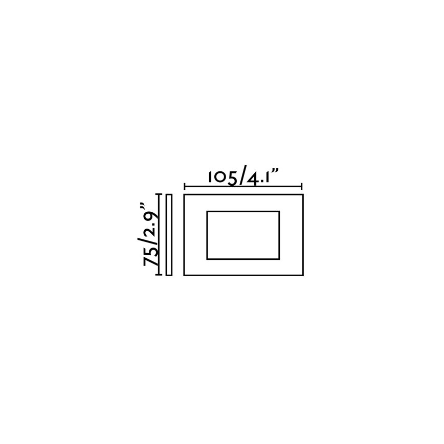 FARO 70163 - LED Outdoor recessed light SPARK-1 LED/5W/230V IP65