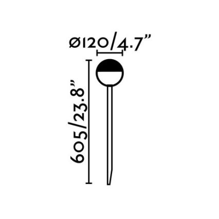FARO 70245 - LED Outdoor lamp PICCOLA LED/8W/230V IP65