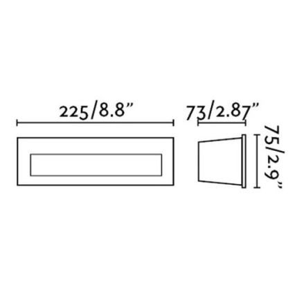 FARO 70271 - LED Outdoor suspended ceiling light NAT LED/8W/230V