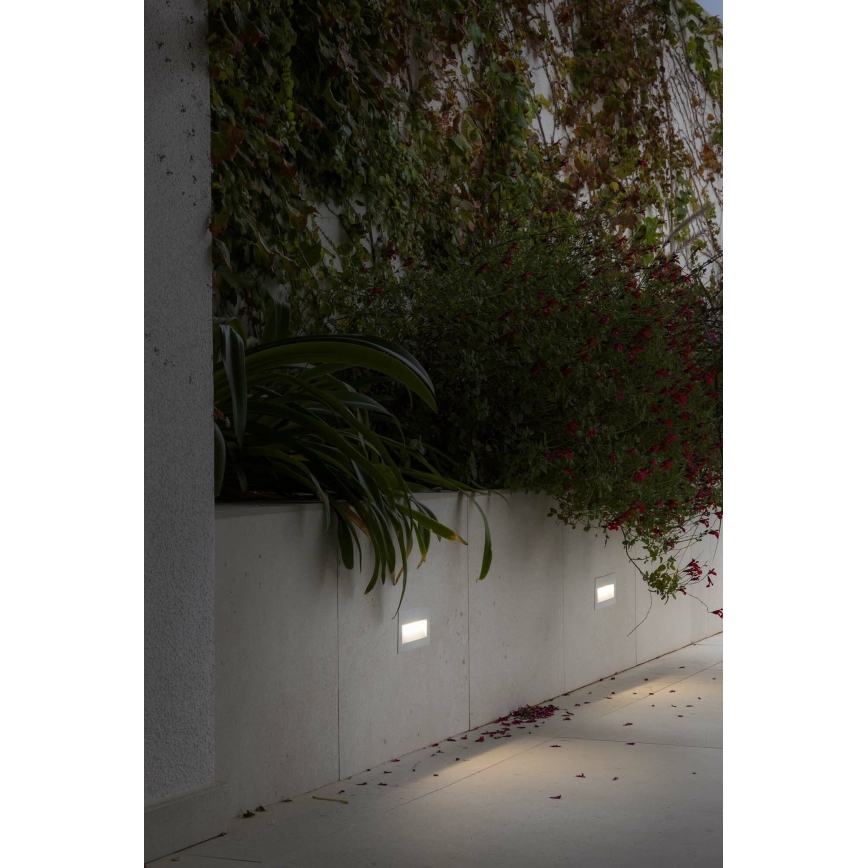 FARO 70288 - LED Built-in light MANI LED/5W/230V 2200/2700/3200/4000K IK07 IP65 white