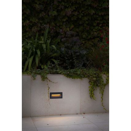 FARO 70289 - LED Built-in light MANI LED/5W/230V 2200/2700/3200/4000K IK07 IP65 grey