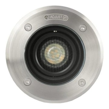 FARO 70310 - GEISER Outdoor Drive-Over In-Ground Light 1xGU10/8W/230V IK08 IP67 Stainless Steel