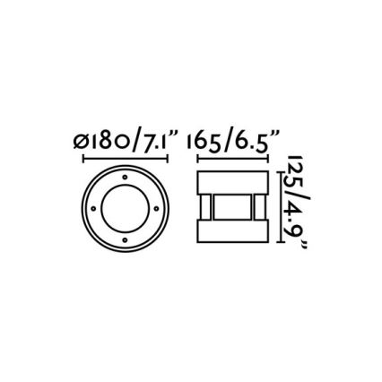 FARO 70589 - LED Outdoor Drive-Over Recessed Luminaire SURIA-12 LED/12W/230V IK08 IP67