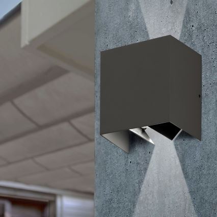 FARO 70637 - LED Outdoor wall light OLAN 2xLED/3W/230V IP54