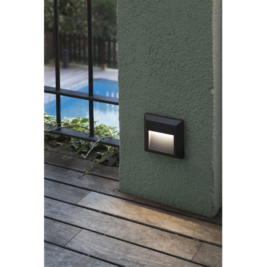 FARO 70655 - LED Outdoor wall light GRANT-C LED/1W/230V IP65