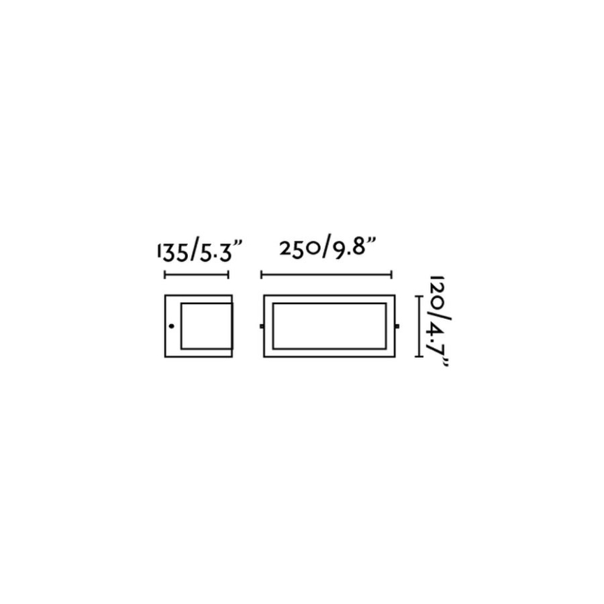 FARO 70696 - Outdoor Wall Lighting NEGUS 1xE27/60W/230V IP54