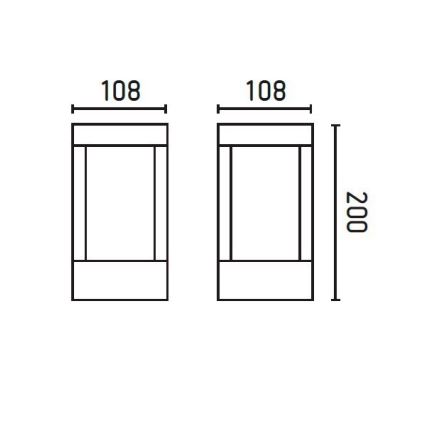 FARO 70756 - LED Outdoor lamp AGRA LED/10W/230V IP54