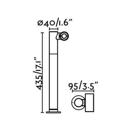 FARO 70783 - LED Outdoor lamp SPY-2 LED/6W/230V IP65
