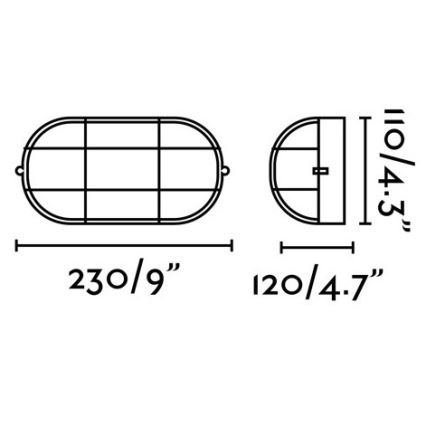 FARO 70998 - Outdoor wall light CABO 1xE27/60W/230V IP65