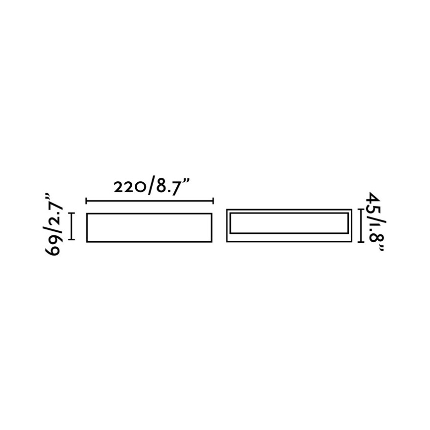 FARO 71052 - LED Outdoor wall light TOLUCA LED/16W/230V IP65
