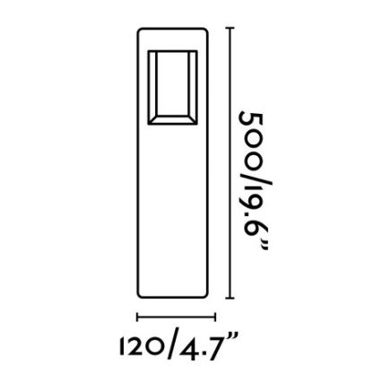 FARO 71199 - LED Outdoor lamp NAYA LED/8W/230V IP54