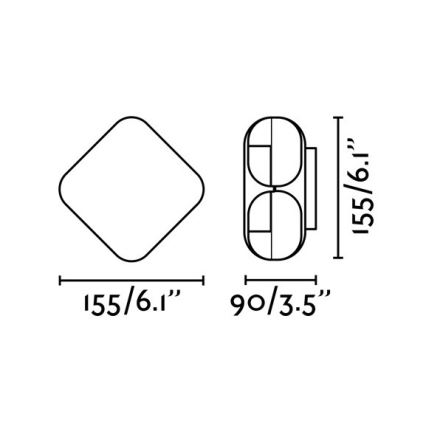FARO 71212 - LED Outdoor wall light BU-OH LED/12W/230V IP65