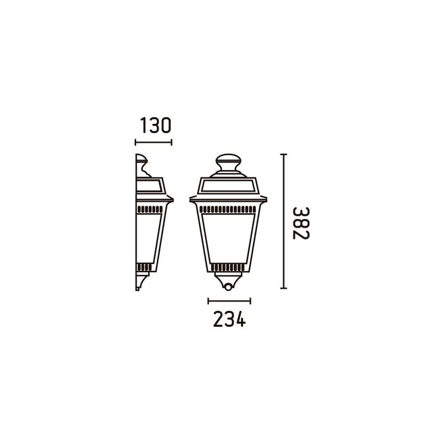 FARO 71424 - Outdoor wall light ARGOT 1xE27/100W/230V IP44