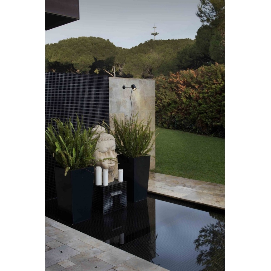 FARO 71546 - Outdoor wall light FLOW 1xGU10/8W/230V IP65