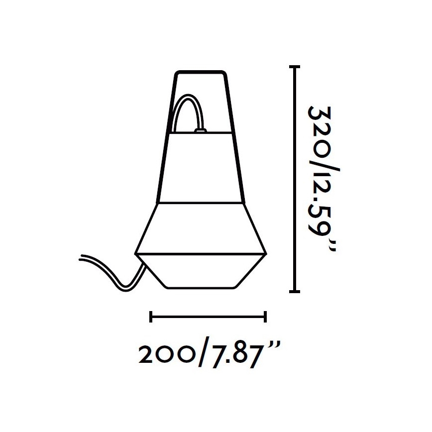 FARO 71562 - Outdoor pendant light CAT 1xE27/20W/230V IP54