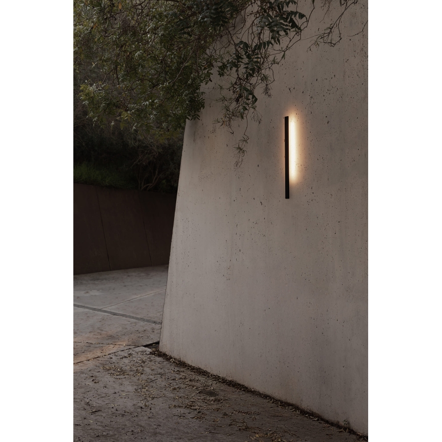 FARO 71800 - LIME LED Outdoor Wall Light LED/6W/230V 2700/3000/4000K 60 cm CRI 90 IP65 Black