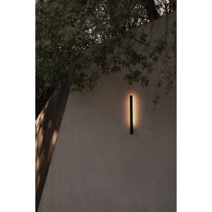 FARO 71800 - LIME LED Outdoor Wall Light LED/6W/230V 2700/3000/4000K 60 cm CRI 90 IP65 Black