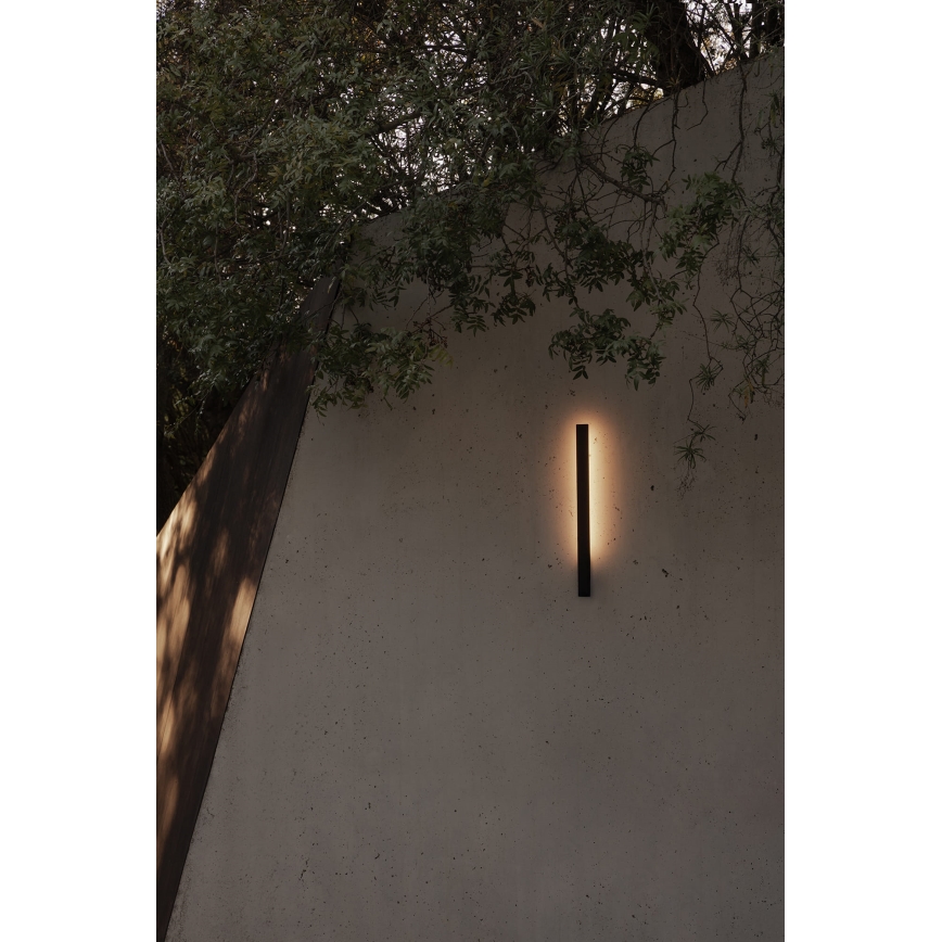 FARO 71800 - LIME LED Outdoor Wall Light LED/6W/230V 2700/3000/4000K 60 cm CRI 90 IP65 Black