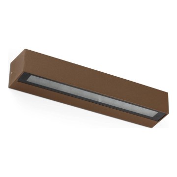 FARO 71905 - LED Outdoor Wall Light DORO 2xLED/10W/230V IP65 brown