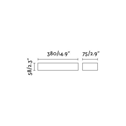 FARO 71905 - LED Outdoor Wall Light DORO 2xLED/10W/230V IP65 brown