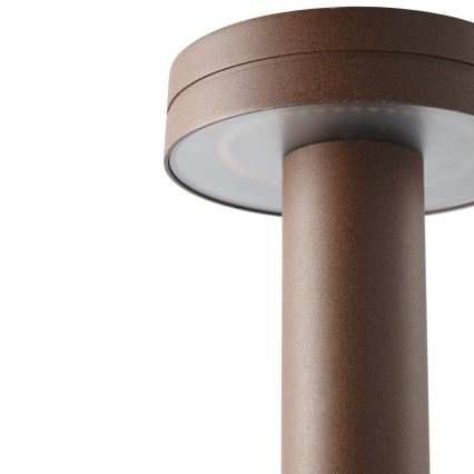 FARO 71949 - LED Outdoor lamp ESPOT LED/9W/230V 2200/2700/3200/4000K IK07 IP65 60 cm brown