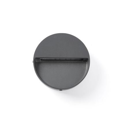 FARO 71960 - DUNE LED Staircase Light LED/3W/230V 2200/2700/3200/4000K IP65 Anthracite, Round