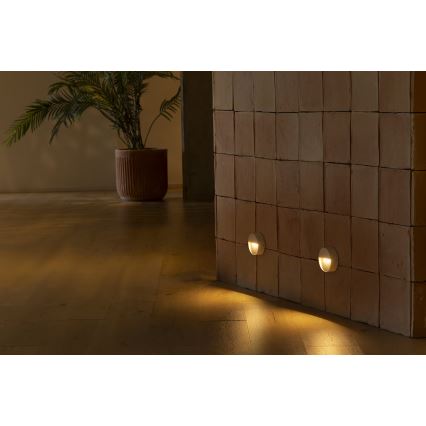 FARO 71961 - DUNE LED stair light LED/3W/230V 2200/2700/3200/4000K IP65 white round