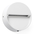 FARO 71961 - DUNE LED Staircase Light LED/3W/230V 2200/2700/3200/4000K IP65 White Round