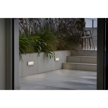 FARO 71967 - DUNE LED Staircase Light LED/6W/230V 2200/2700/3200/4000K IP65 white rectangular