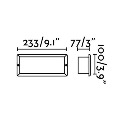FARO 72092 - LED Outdoor suspended ceiling light STRIPE-2 LED/5W/230V IP54