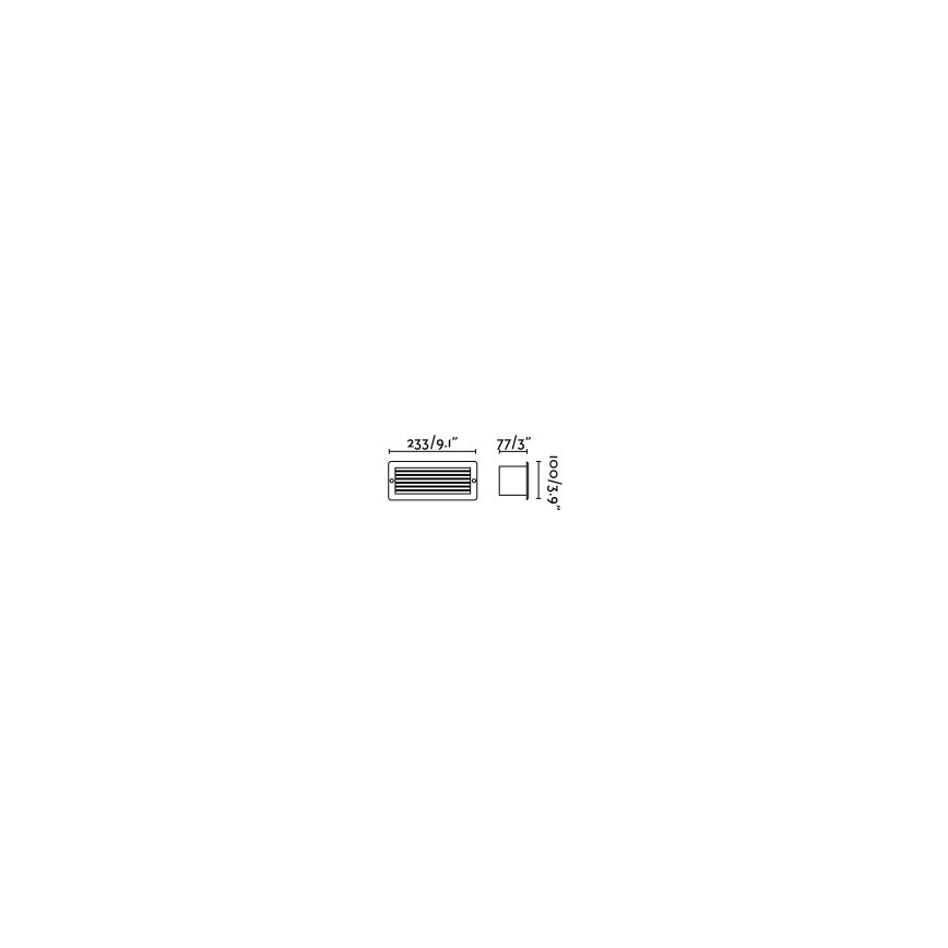 FARO 72095 - LED Outdoor suspended ceiling light STRIPE-1 LED/5W/230V IP54