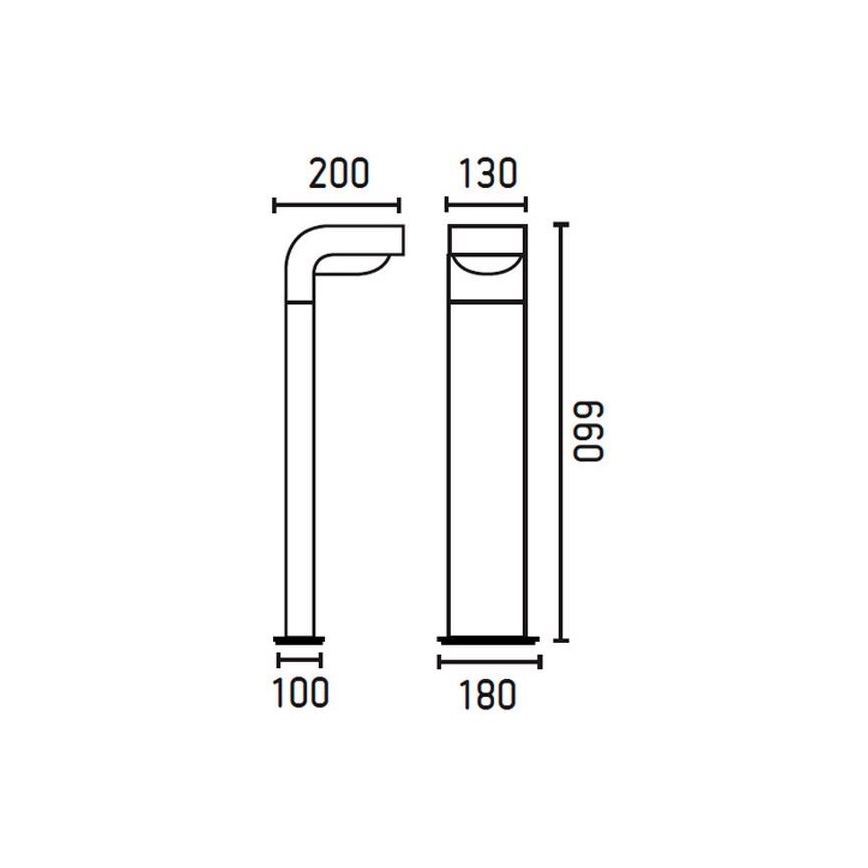 FARO 74411 - Outdoor lamp KLAMP 1xE27/15W/230V IP44