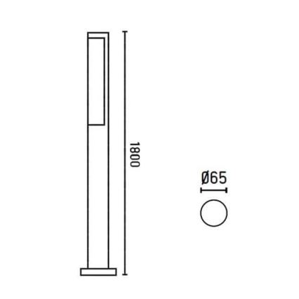 FARO 75524 - LED Outdoor lamp BERET-3 LED/16W/230V IP54