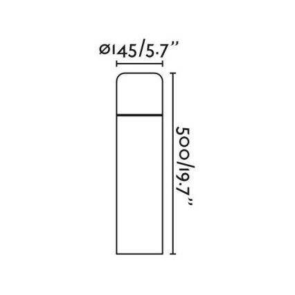 FARO 75604 - LED Outdoor lamp MUGA LED/9W/230V IP65